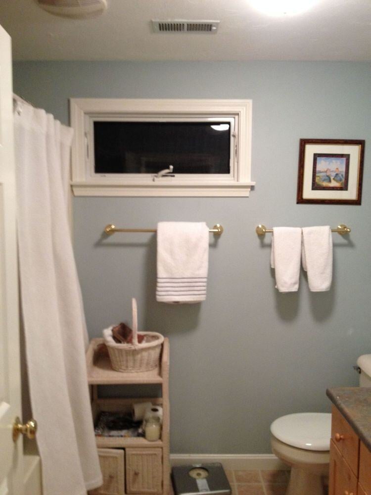 Small bathroom space before remodeling in Mashpee project by At Design Remodel