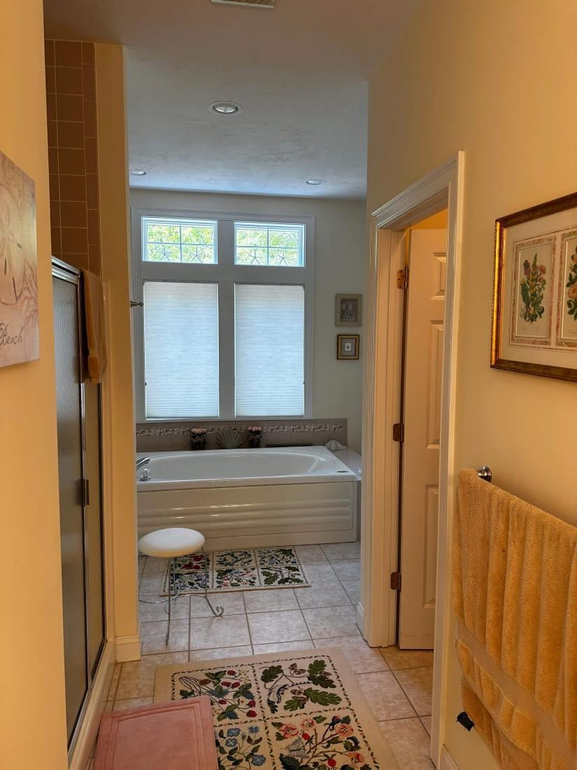 view into outdated bathroom in cape cod before remodel